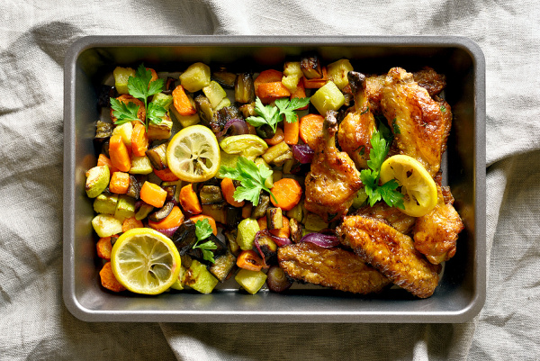 44 No Fuss Sheet Pan Dinners | If you're looking for easy and healthy one pan dinners you can meal prep ahead of time, this collection of quick and easy dinner recipes is just what you need! We've curated a ton of ideas for every palate and dietary need, including low carb, keto-friendly recipes and vegan dinners that are loaded with plant-based protein. And for our meat lovers, we've included a mix of chicken, sausage, steak, pork tenderloin, and beef recipes that will hit the spot!