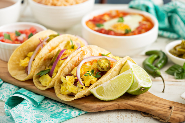 60 Delicious Breakfast Tacos | If you're looking for easy and healthy breakfast taco recipes to kickstart your day, we've curated the best of the best! This post has everything you need - breakfast tacos you can make ahead and freeze for busy mornings, low calorie breakfast tacos, low carb keto breakfast tacos, and vegan breakfast tacos. We've also included tips on how to make fabulous breakfast tacos (did you know corn tortillas are best?) with protein suggestions other than chorizo sausage!