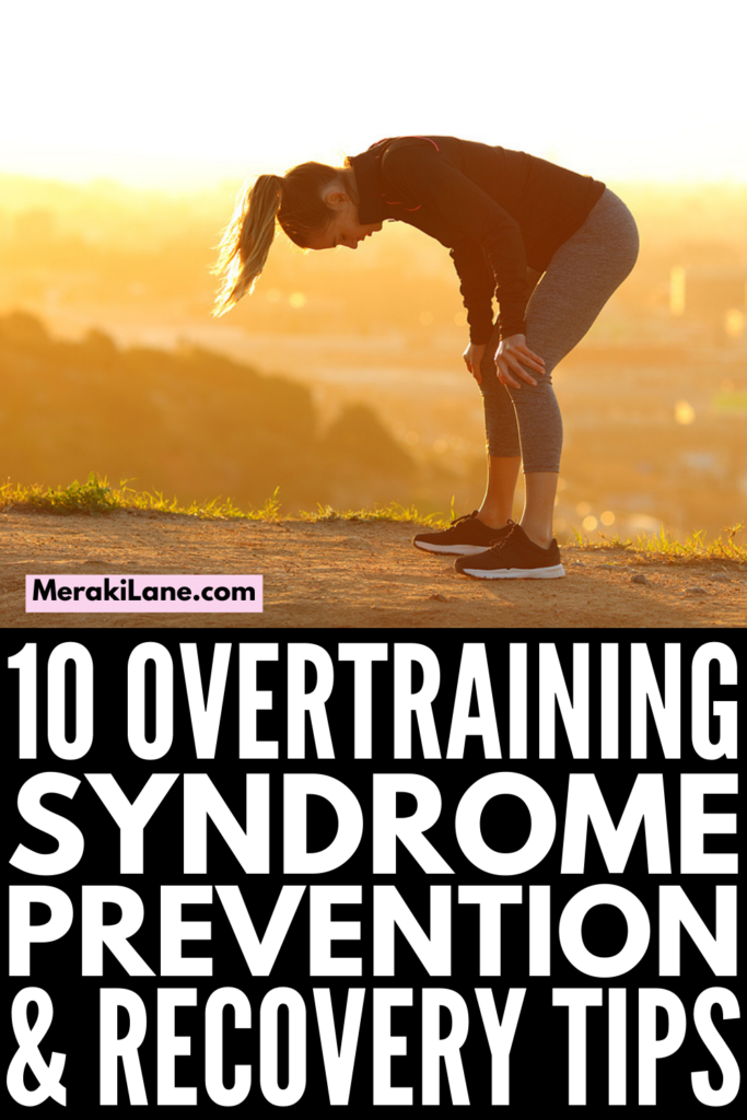 10 Tips to Prevent and Recover From Overtraining Syndrome | Overtraining can cause so many symptoms, from injuries, to mood disorders, to fatigue and insomnia, to hormonal imbalances and more. If you want to know how to avoid overtraining as well as the best recovery tips, this post is a great resource. We're sharing signs and symptoms to watch for, and tons of helpful advice to help you train smarter, not harder.