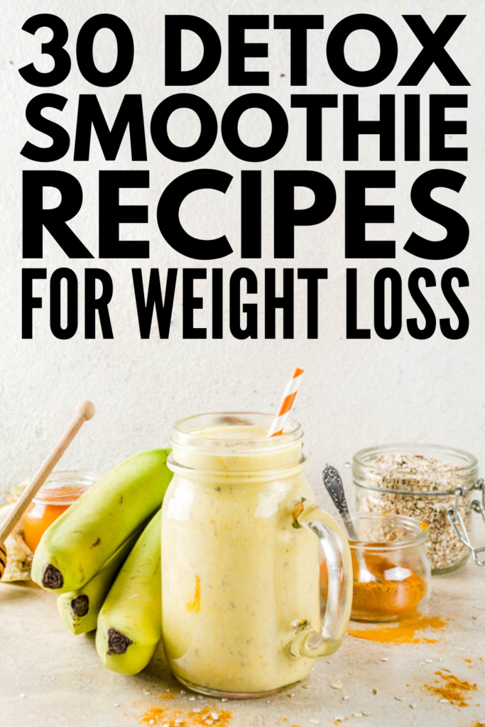 30 Detox Smoothie Recipes for Weight Loss | If fat burning and a flat belly are on your mind, you might be looking for cleanses you can do to detox your colon and liver, boost your immune system, clear your skin, and reset your body and mind. While juice cleanses can be helpful, they often leave you feeling weak and hungry. Smoothies feel more like meal replacements and offer a simple way to boost your metabolism. #detox #smoothiedetox #smoothiecleanse #3daydetox #3daydetoxplan #flatbelly 