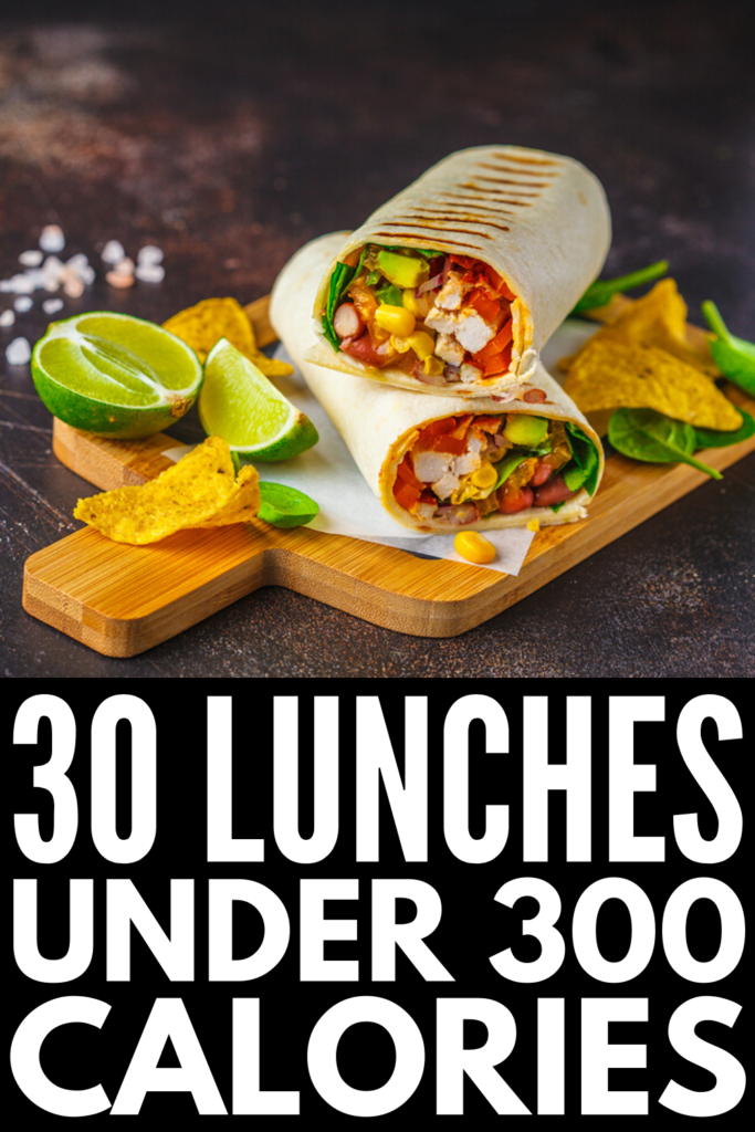 30 Packable Lunches Under 300 Calories | If you're looking for easy and healthy lunch options that are low cal and packed with protein, look no further! If meal prep is your thing, these make ahead packable lunches for adults are perfect for work, for school, and when you're on the go. We've included all kinds of options: vegetarian, gluten-free, nut-free, no heat - you name it! Brown bagging it has never been as tasty or filling! #packablelunches #recipesunder300calories #healthylunchrecipes 