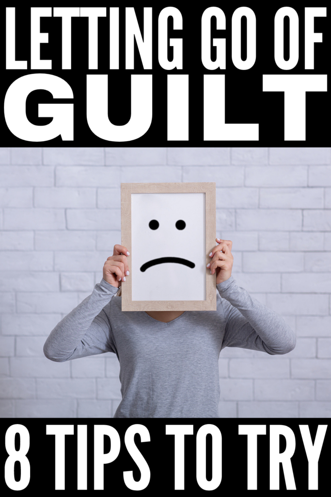 How to Stop Feeling Guilty | If you\'re looking for the best ways to stop feeling guilty about the past, for saying no, for setting boundaries, for breaking up with someone, for ending a friendship, or for something you said or did to someone you love, this post is just what you need! We\'re sharing XX simple tips to make dealing with guilt and feelings of regret in your relationships with yourself and others a little easier. Say goodbye to guilt trips and hello to a life of peace and happiness!