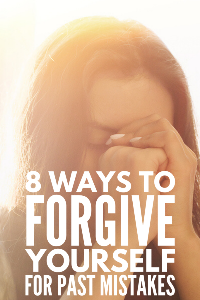 How to Forgive Yourself For Past Mistakes | If you\'re dealing with feelings of guilt and shame over something you\'ve said or done, and you\'re in need of self-forgiveness tips to help you move forward, this post is a great place to start. There are so many great forgiveness quotes and affirmations that can help you feel empowered and in control in the moment, but these tips break down the process of learning to forgive yourself once and for all so you can let go and find peace.