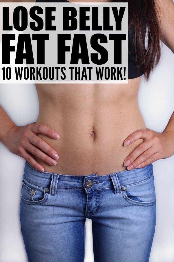 There was a time in my life when having a flat stomach was as easy as breathing, but pregnancy and childbirth changes your body, and my abs just aren\'t as flat as they once were. Thankfully, this collection of at-home workouts has taught me how to lose belly fat fast. Who knew getting six pack abs could be so easy?!