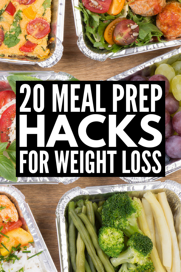 20 Simple Meal Prep Ideas & Hacks for Weight Loss | From creating freezer-friendly meals and sticking to a grocery list to using meal prep containers wisely (hello, 21 Day Fix!) and using tools like crockpots and spiralizers, we’ve got 20 meal plan tips to teach you how to lose weight on a budget with our favorite meal planning for weight loss ideas for beginners. 
