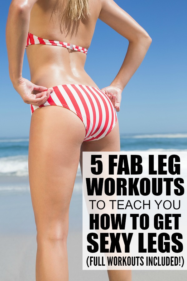 If you love to wear shorts and skinny jeans, but feel self-conscious about the shape and size of your legs (and the cellulite that has taken up residence on your thighs and bum), these leg workouts are for you! Not only will these workouts teach you how to look and feel confident again, but they will also teach you how to get rid of leg fat and how to get sexy legs by summer. Full (and free!) workouts included. You're welcome!