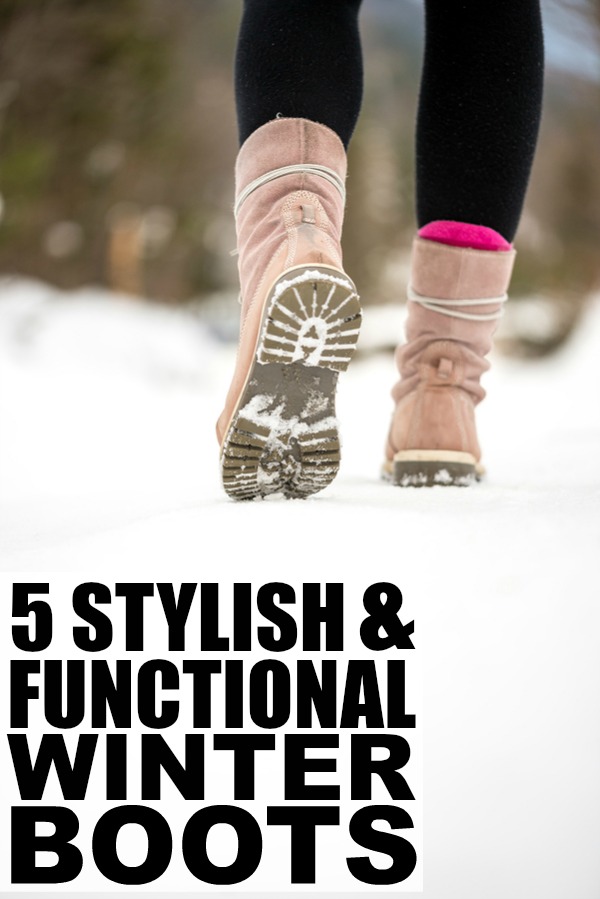 Finding a weather-proof boot with insulation and a cozy lining will get you comfortably through the coldest winter months. And looking good while doing so? That’s a major plus! Take a peak at our picks for the 5 most stylish and functional winter boots to get you through the season with ease.